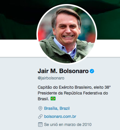 Los 10 presidentes latinoamericanos más populares en Twitter - jair-bolsonaro-1