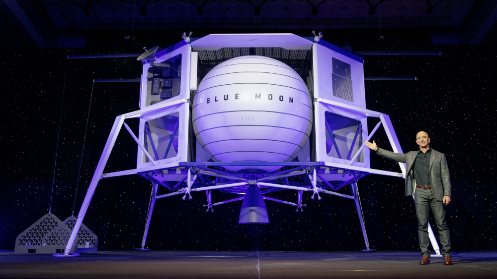 Así es la nave espacial con la que Jeff Bezos buscará llegar a la Luna