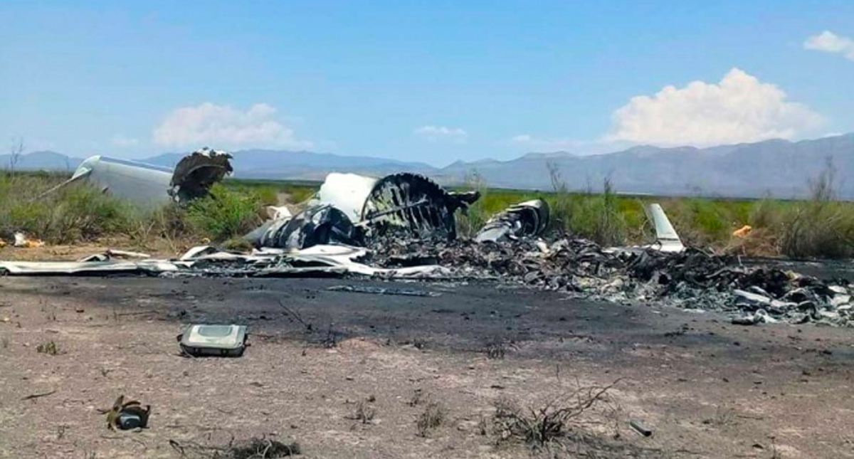 Ubican los cuerpos de las 13 víctimas del desplome de jet en Coahuila