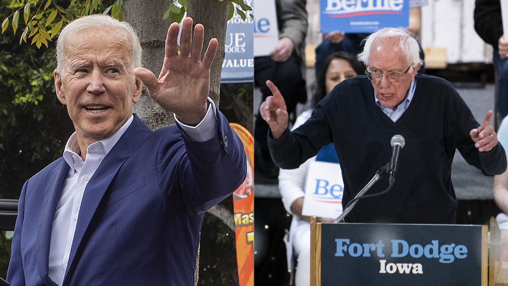 Biden y Sanders pelearán candidatura demócrata, según Trump