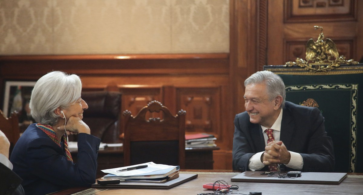 López Obrador se reúne con Christine Lagarde López Obrador se reúne con Christine Lagarde