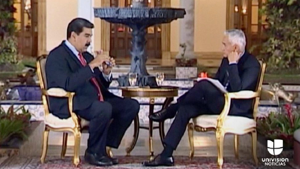 Transmiten íntegramente la entrevista de Jorge Ramos con Nicolás Maduro