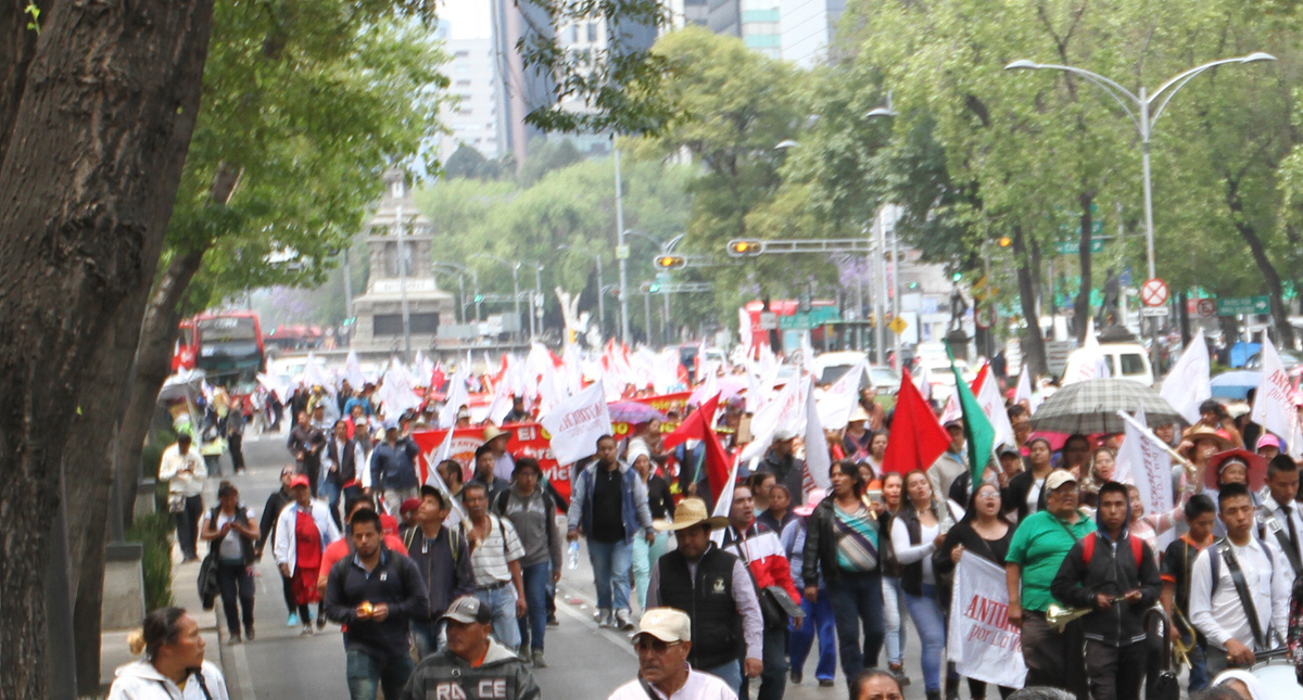 Al menos ocho manifestaciones afectarán vialidad en la capital