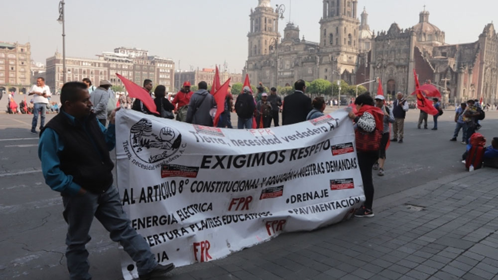 Al menos seis movilizaciones este lunes en la Ciudad de México