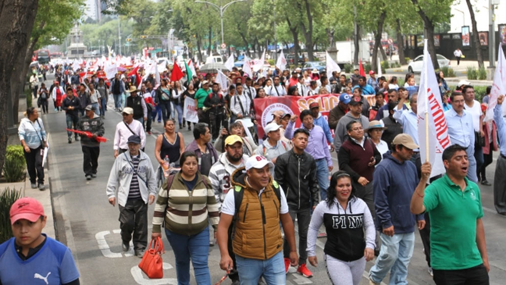 Al menos cinco manifestaciones este miércoles en la Ciudad de México Al menos cinco manifestaciones este miércoles en la Ciudad de México