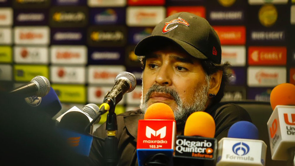 Maradona afirma que no le afecta nueva derrota contra San Luis