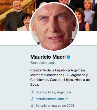 Los 10 presidentes latinoamericanos más populares en Twitter - mauricio-macri