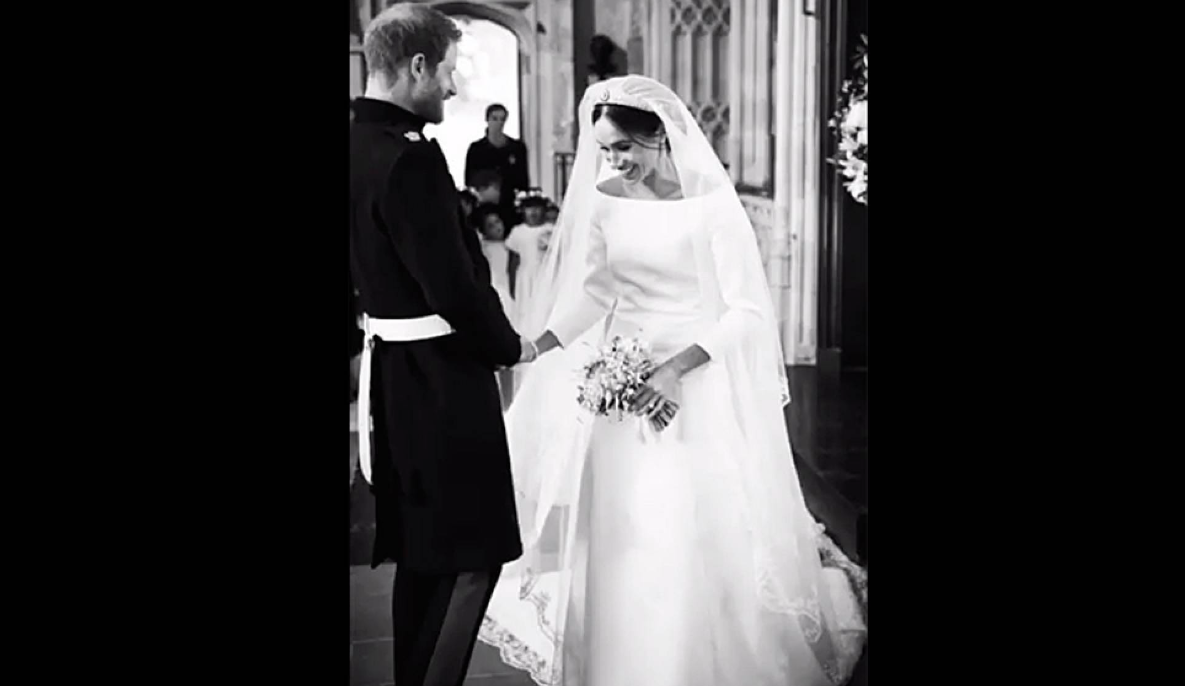 Meghan Markle y el príncipe Harry celebran aniversario de bodas