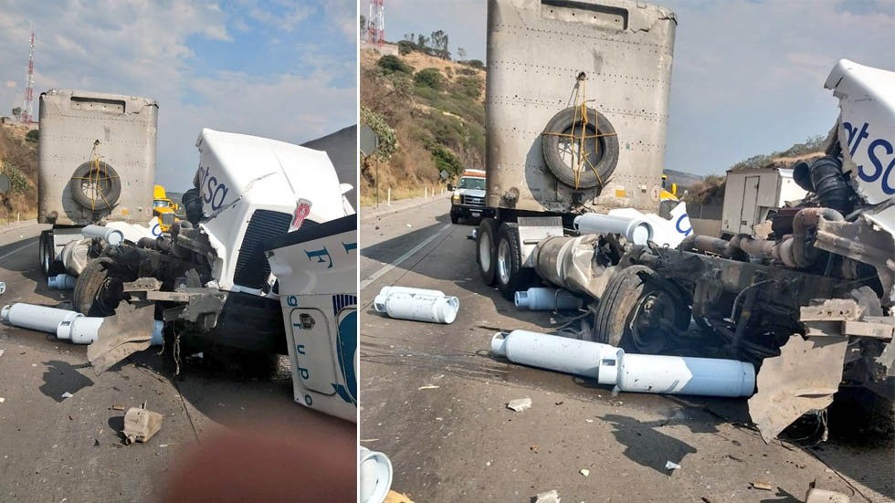 Fuerte accidente en la autopista México-Querétaro - mexico-queretaro-accidente-autos-2
