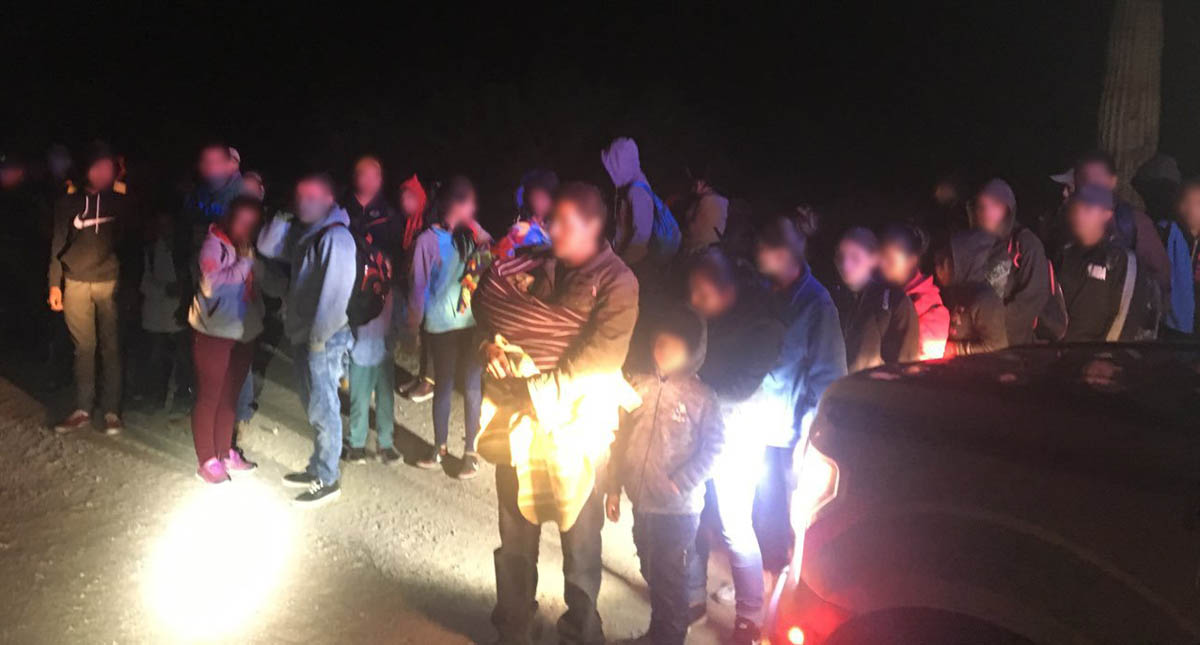 Detienen a 231 ilegales centroamericanos en Arizona
