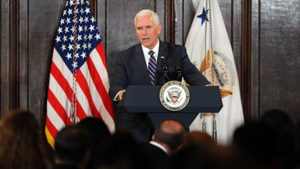 Mike Pence refrenda apoyo de Washington a Juan Guaidó