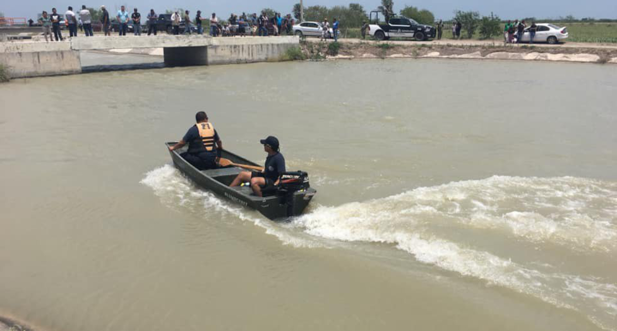 Mueren niños en canal de Tamaulipas por descuido de su abuelo
