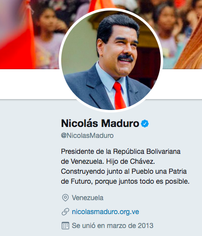 Los 10 presidentes latinoamericanos más populares en Twitter - nicolas-maduro