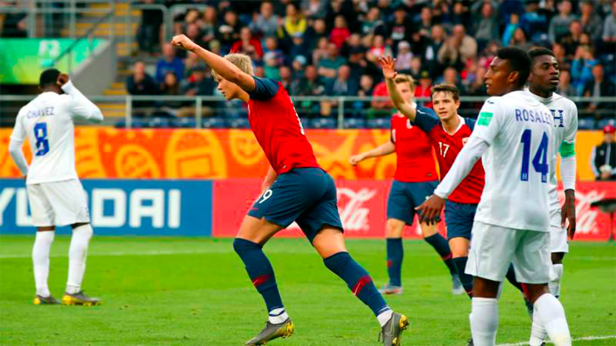 Noruega golea 12-0 y elimina a Honduras