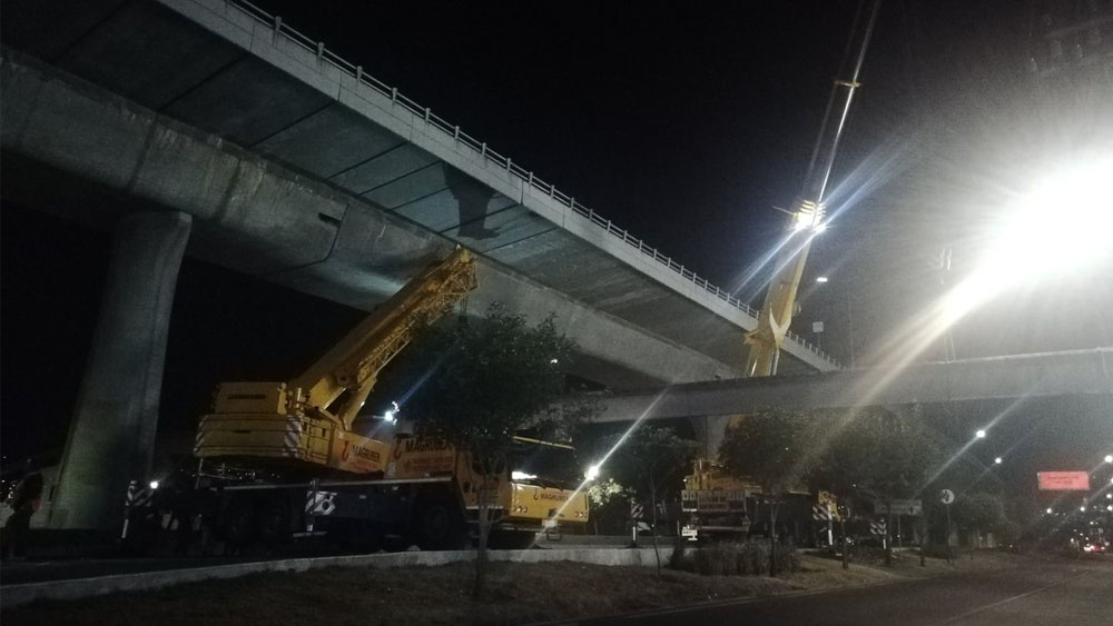 Reabren Periférico tras obras en puente peatonal