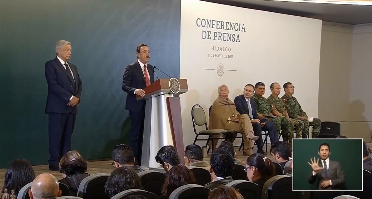 Presentan informe de avance de seguridad en Hidalgo