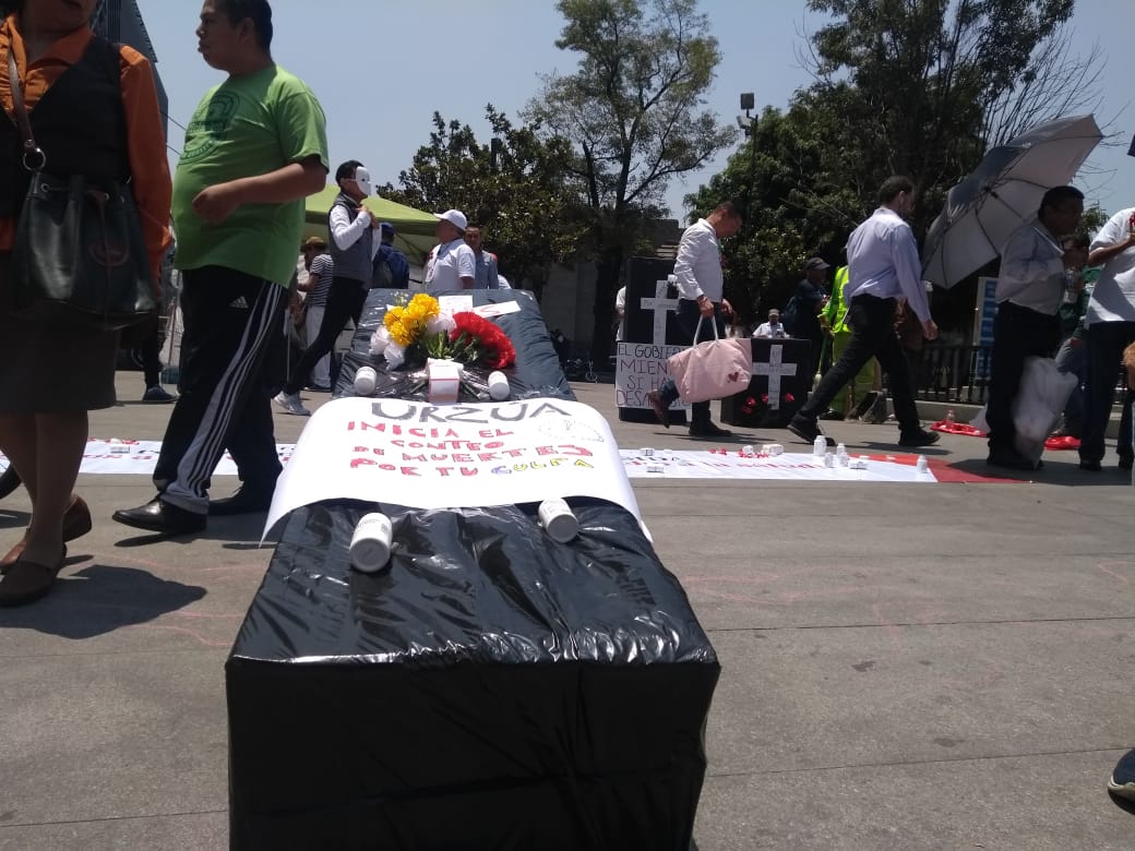 Pacientes con VIH cierran Reforma - pacientes-vih-sida-reforma-2