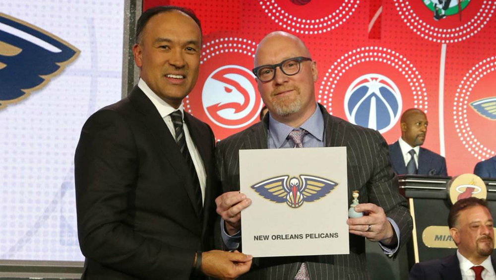 New Orleans gana lotería de la NBA y elegirá primero en el Draft