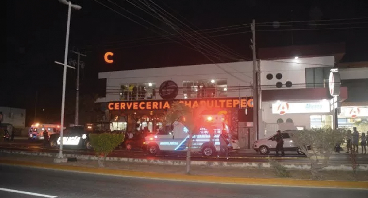 Detienen a tres por balacera en cervecería de Playa del Carmen