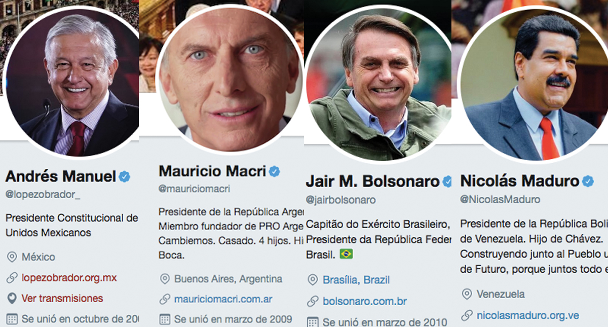 Los 10 presidentes latinoamericanos más populares en Twitter