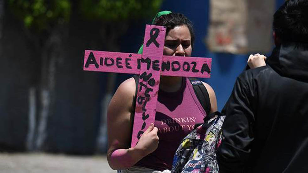 Revelan posible origen de la bala que mató a Aideé Mendoza - protesta-en-exigencia-de-justicia-para-aidee-mendoza