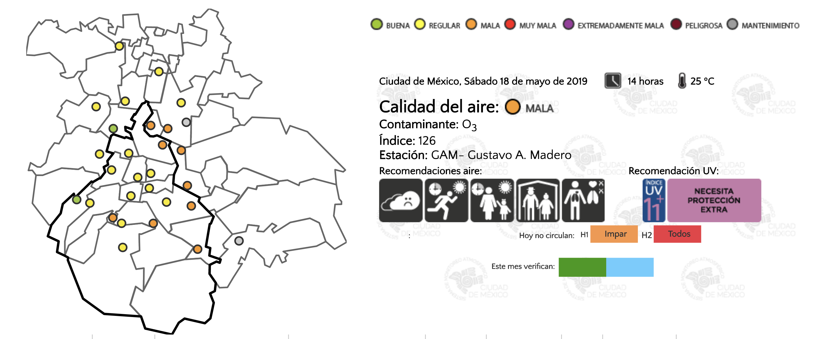 Gustavo A. Madero con la peor calidad del aire - reporte-1200-h-de-calidad-del-aire