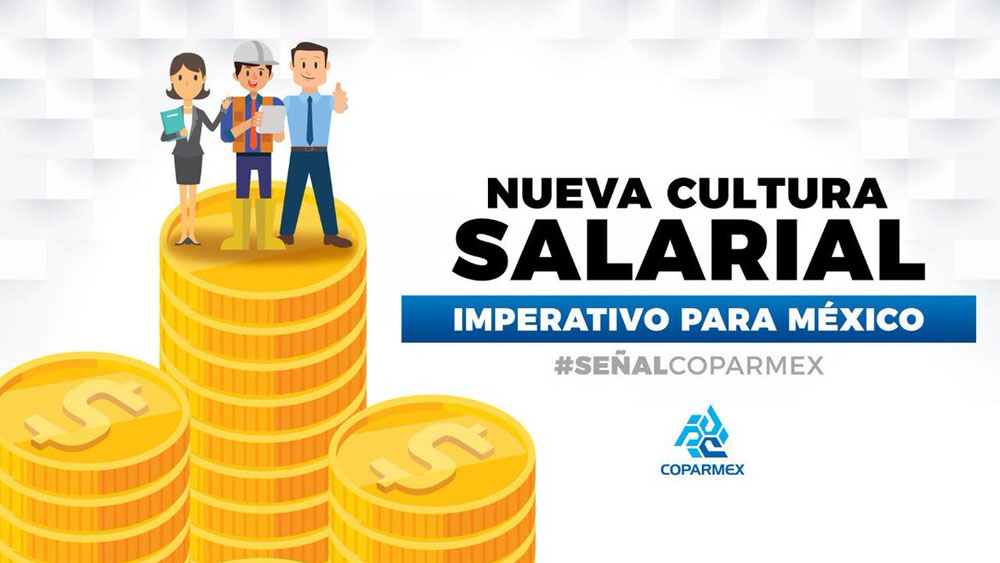 Coparmex propone salario mínimo de 293 pesos en cinco años