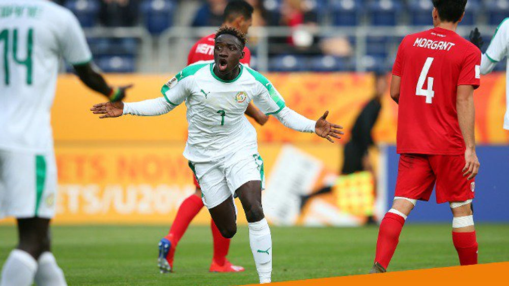Senegal gana a Tahití con gol más rápido en un Mundial Sub-20
