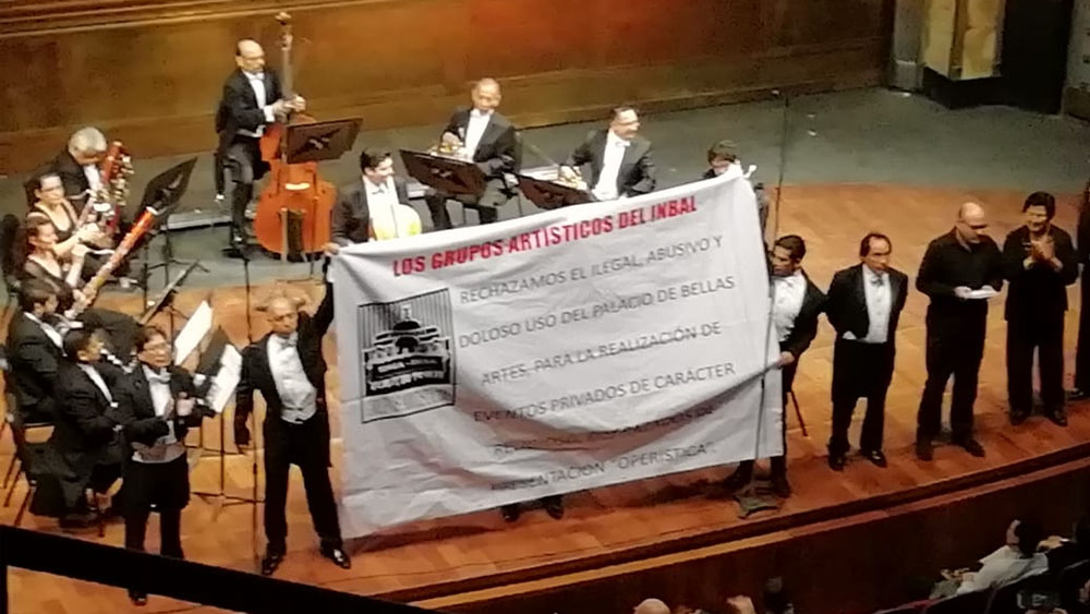 Sinfónica Nacional rechaza proselitismo religioso en Bellas Artes Sinfónica Nacional rechaza proselitismo religioso en Bellas Artes
