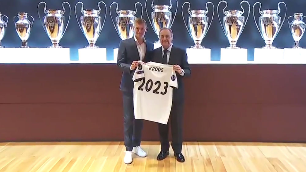 Kroos renueva contrato con el Real Madrid hasta 2023