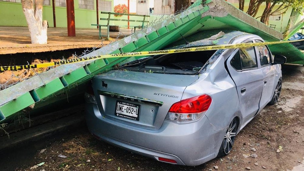 Aplican Plan DN-III-E en Matehuala tras tromba