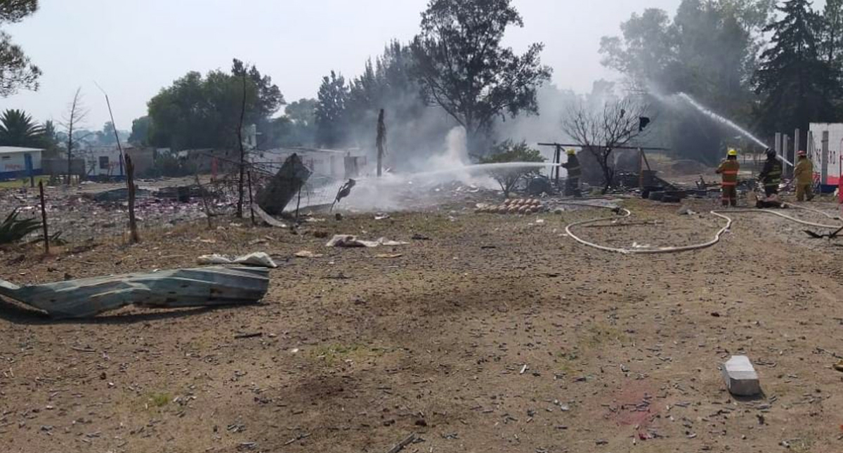 Vuelve a explotar polvorín en Tultepec, hay una persona muerta