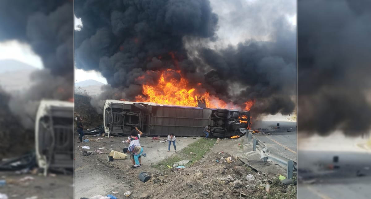 Choque entre autobús y tráiler en Veracruz deja al menos 21 muertos - veracruz-muertos-accidente-carretera-5