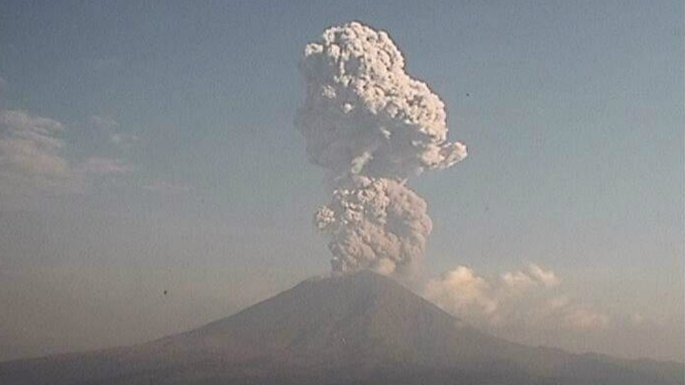 Nueva explosión del volcán Popocatépetl Nueva explosión del volcán Popocatépetl