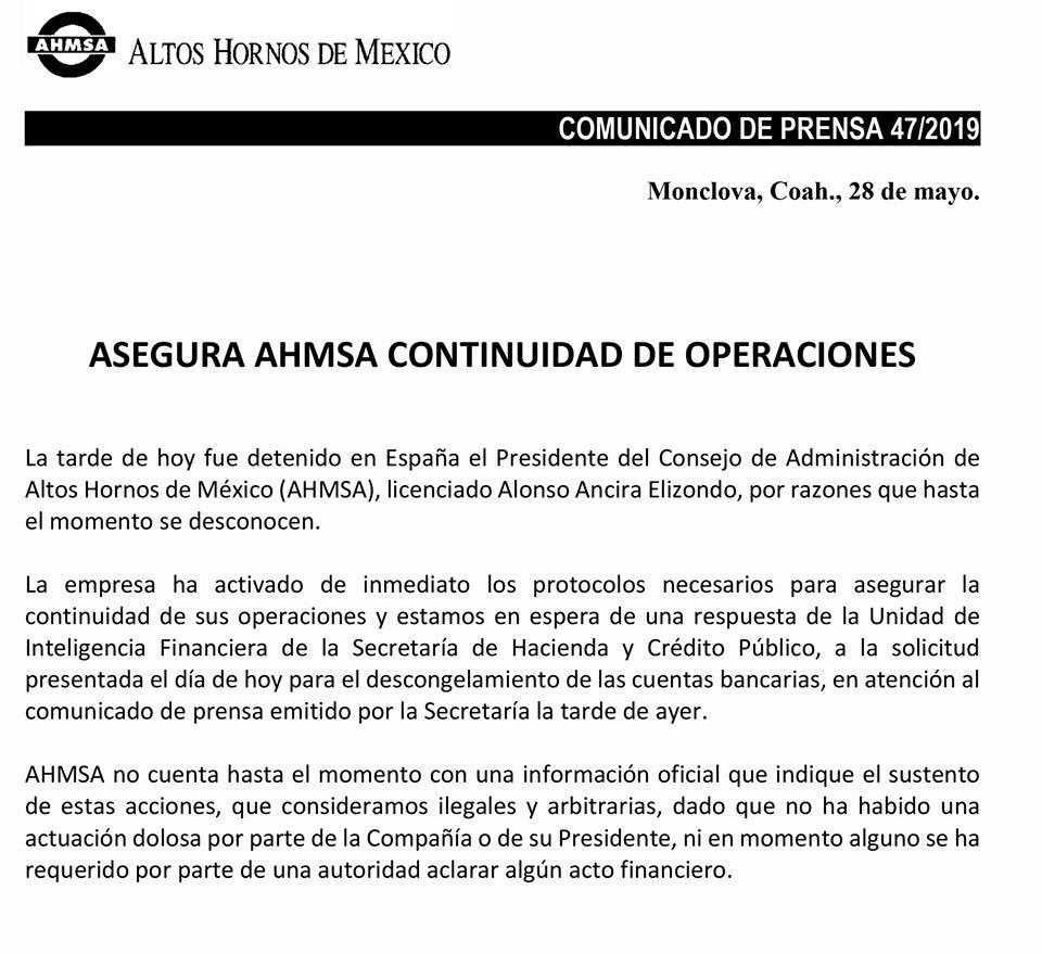 Detienen a Alonso Ancira, dueño de Altos Hornos de México - whatsapp-image-2019-05-28-at-54936-pm