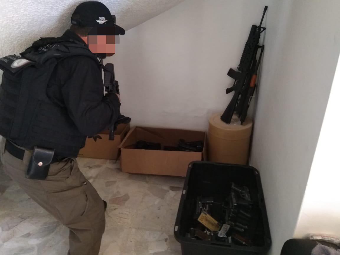 Aseguran en Zapopan inmueble con armas, drogas y dinero en efectivo - zapopan-inmueble-armas-droga-8