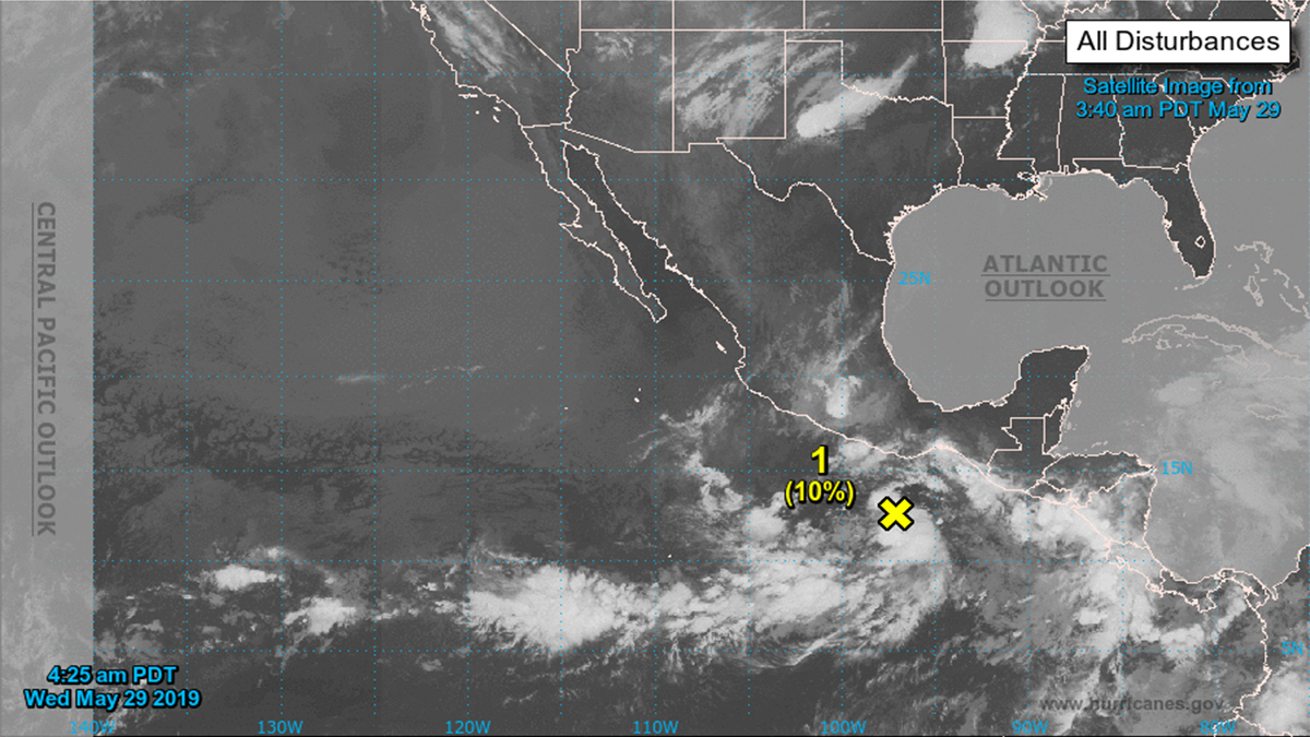 Zona de inestabilidad con potencial ciclónico avanza hacia Oaxaca