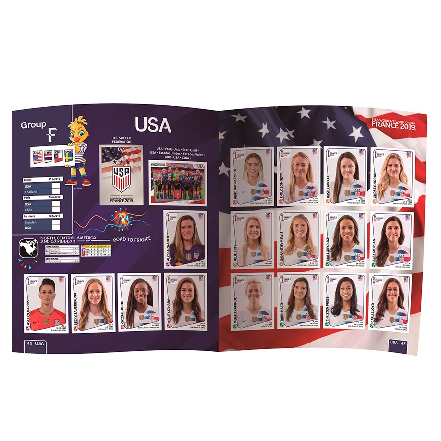 También hay álbum de estampas del Mundial Femenil