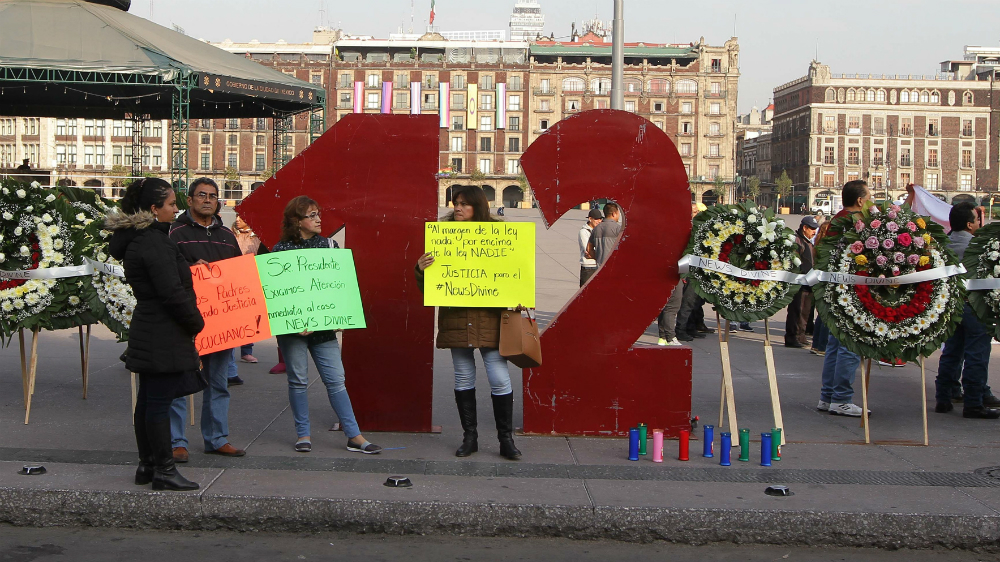 Acusan familiares de víctimas del News Divine retiro de antimonumento en la GAM Acusan familiares de víctimas del News Divine retiro de antimonumento en la GAM