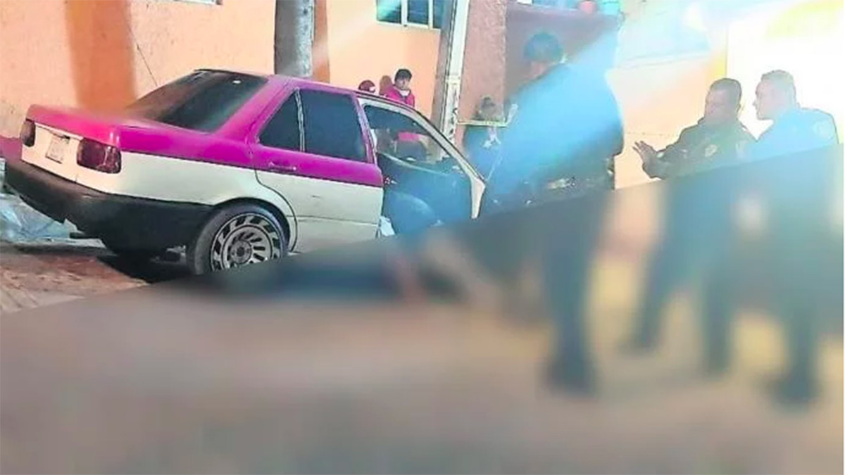 Asesinan a primos a bordo de un taxi en la alcaldía Álvaro Obregón