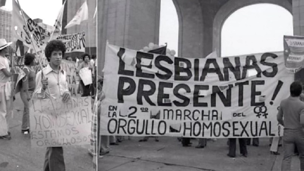 Marcha del orgullo gay de la CDMX tiene su origen en Nueva York - asistentes-a-la-primera-marcha-del-orgullo-gay-en-la-cdmx