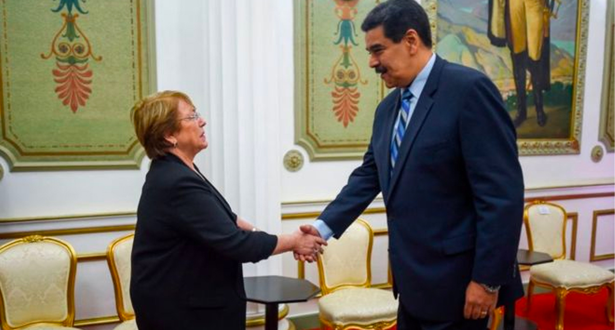 Michelle Bachelet pide liberación de opositores presos en Venezuela