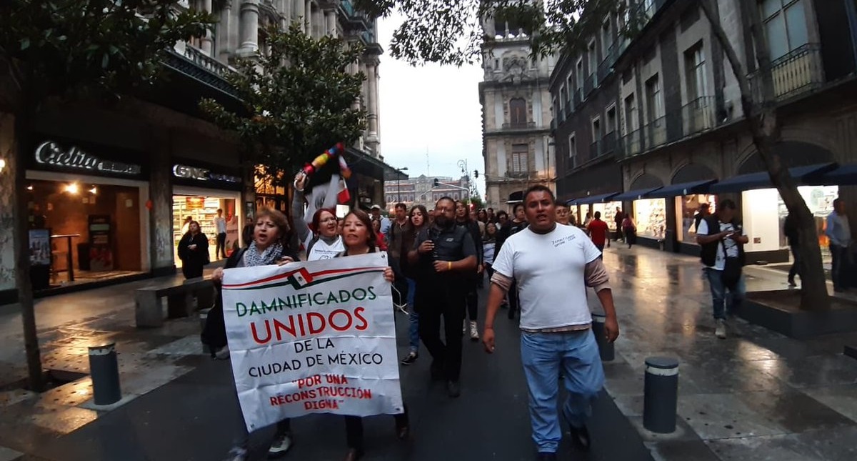 No hay necesidad de manifestarse: Sheinbaum a Damnificados Unidos No hay necesidad de manifestarse: Sheinbaum a Damnificados Unidos