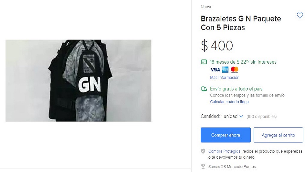 SSPC denuncia falsificación de insignias de la Guardia Nacional