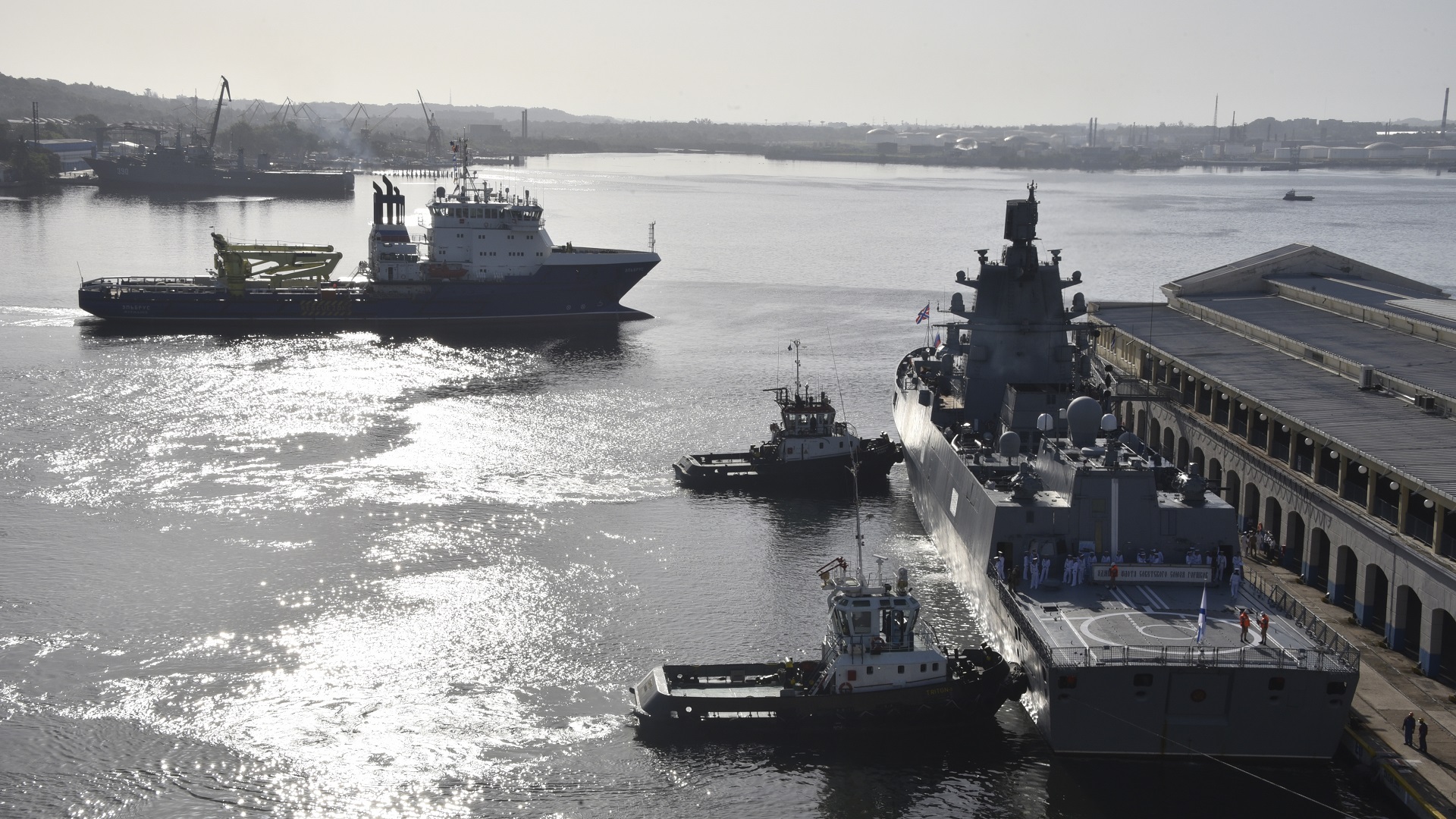 Navíos rusos llegan a Cuba en medio de tensiones con EE.UU. - canal-de-la-bahia-de-la-habana-cuba