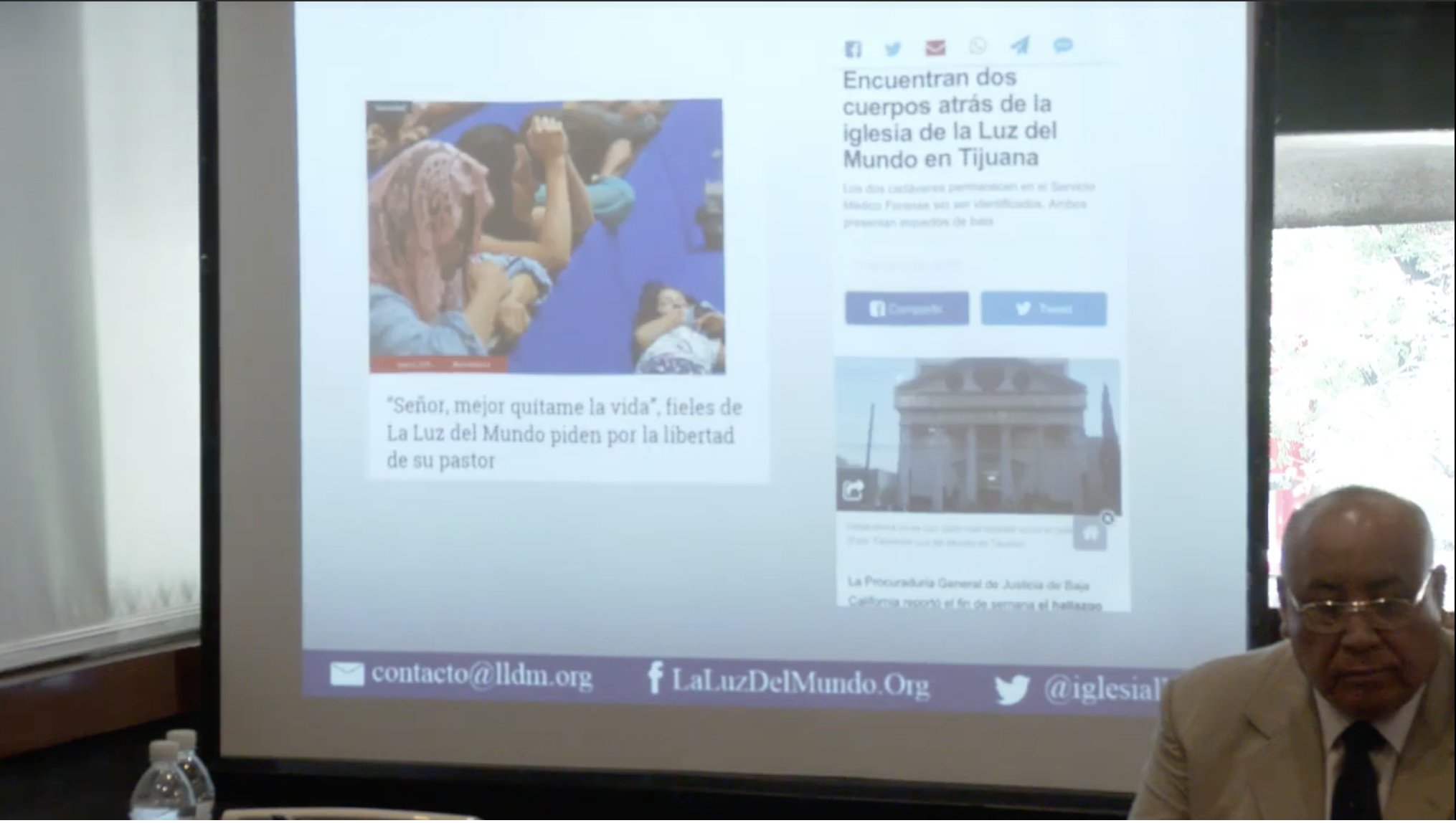 Conferencia de Prensa de Iglesia La Luz del Mundo