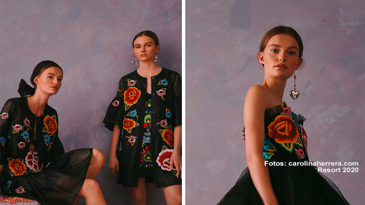 AAMAP niega apropiación cultural en colección de Carolina Herrera