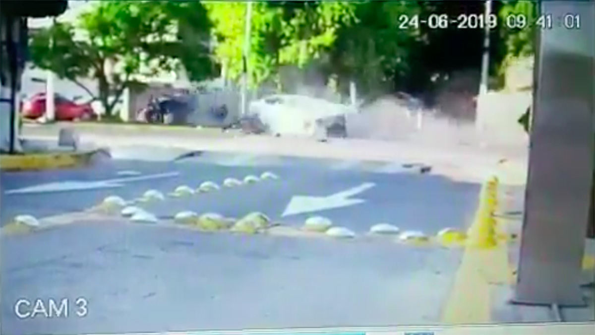 Revelan nuevo video del choque de Joao Maleck Revelan nuevo video del choque de Joao Maleck