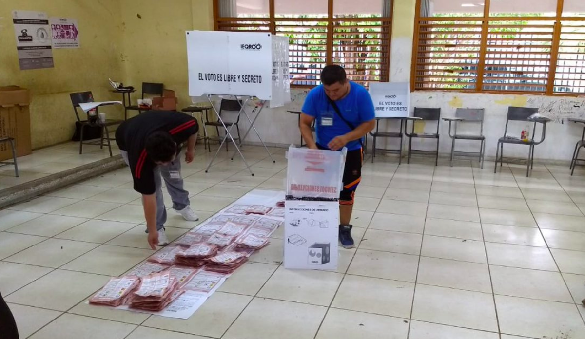 Cierran casillas electorales en Quintana Roo Cierran casillas electorales en Quintana Roo