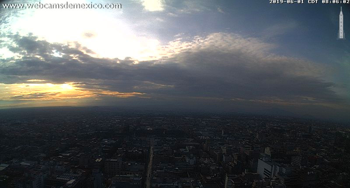 Predominará cielo parcialmente nublado en el Valle de México